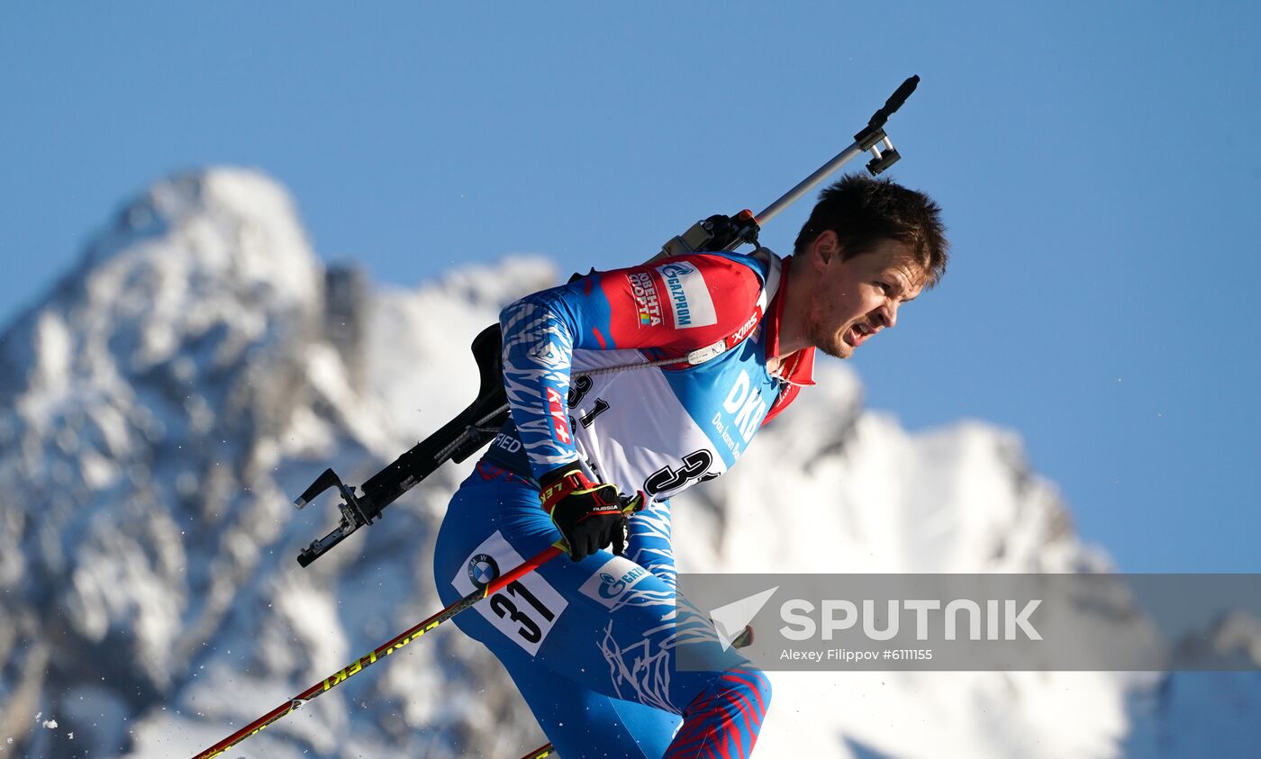 France Biathlon World Cup Men Sprint
