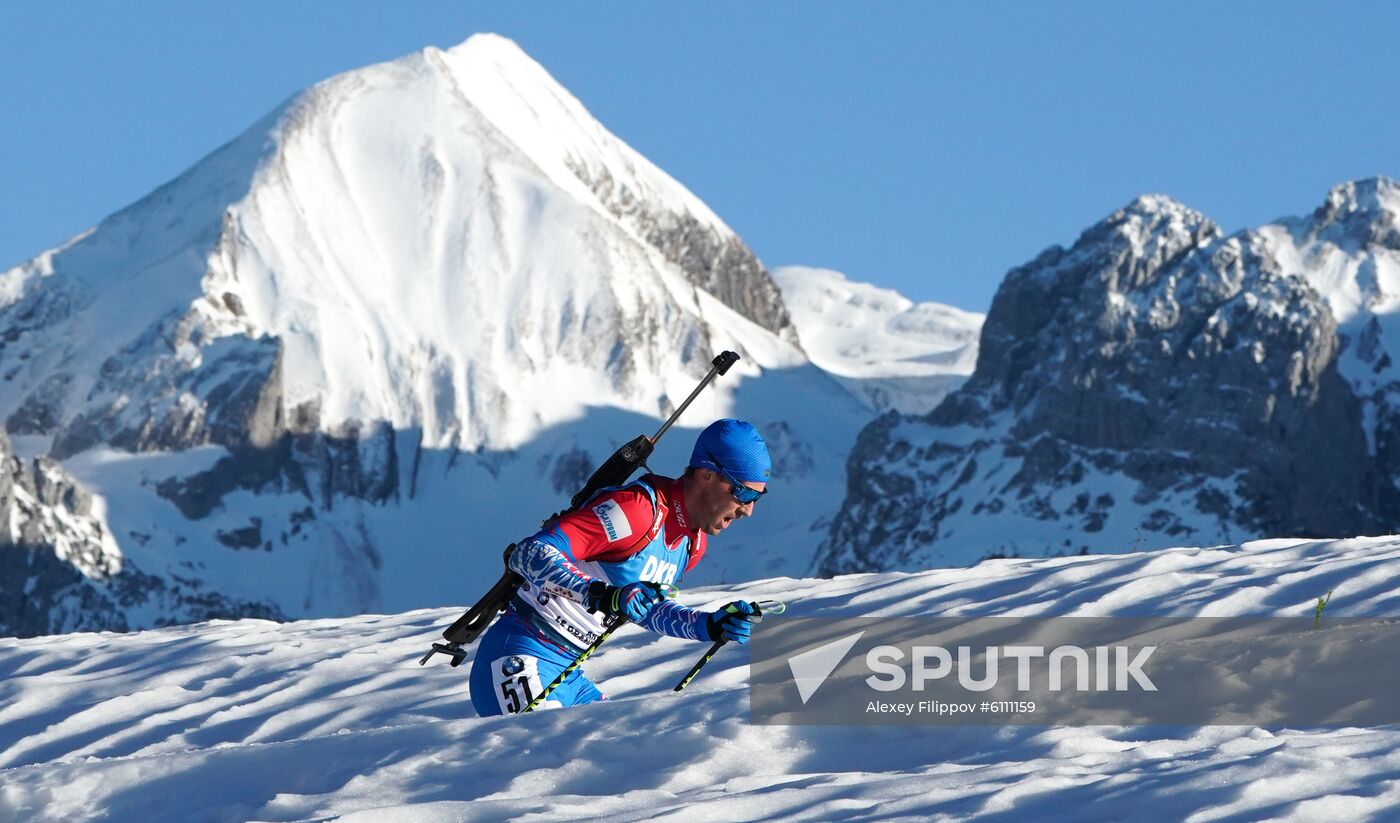 France Biathlon World Cup Men Sprint