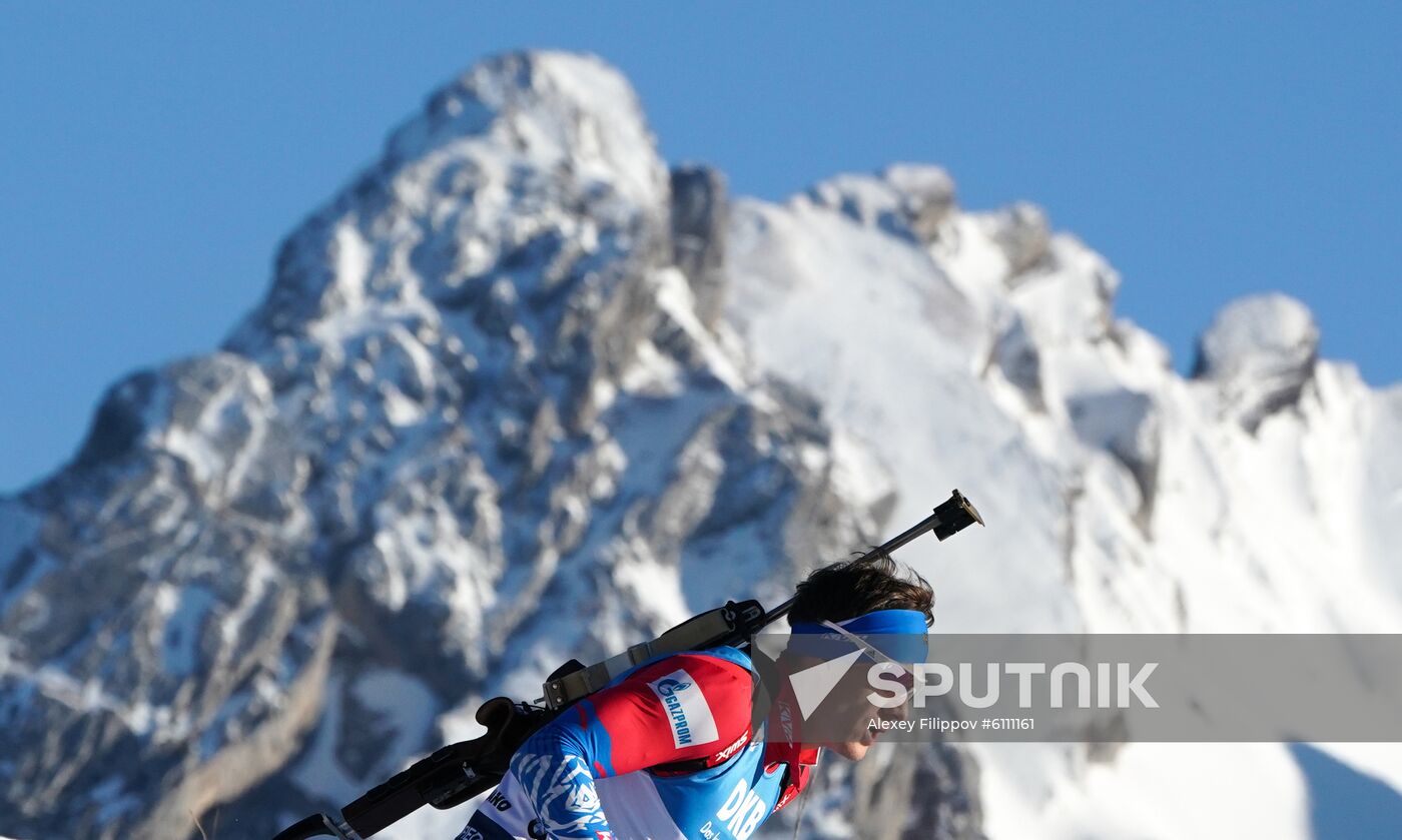 France Biathlon World Cup Men Sprint