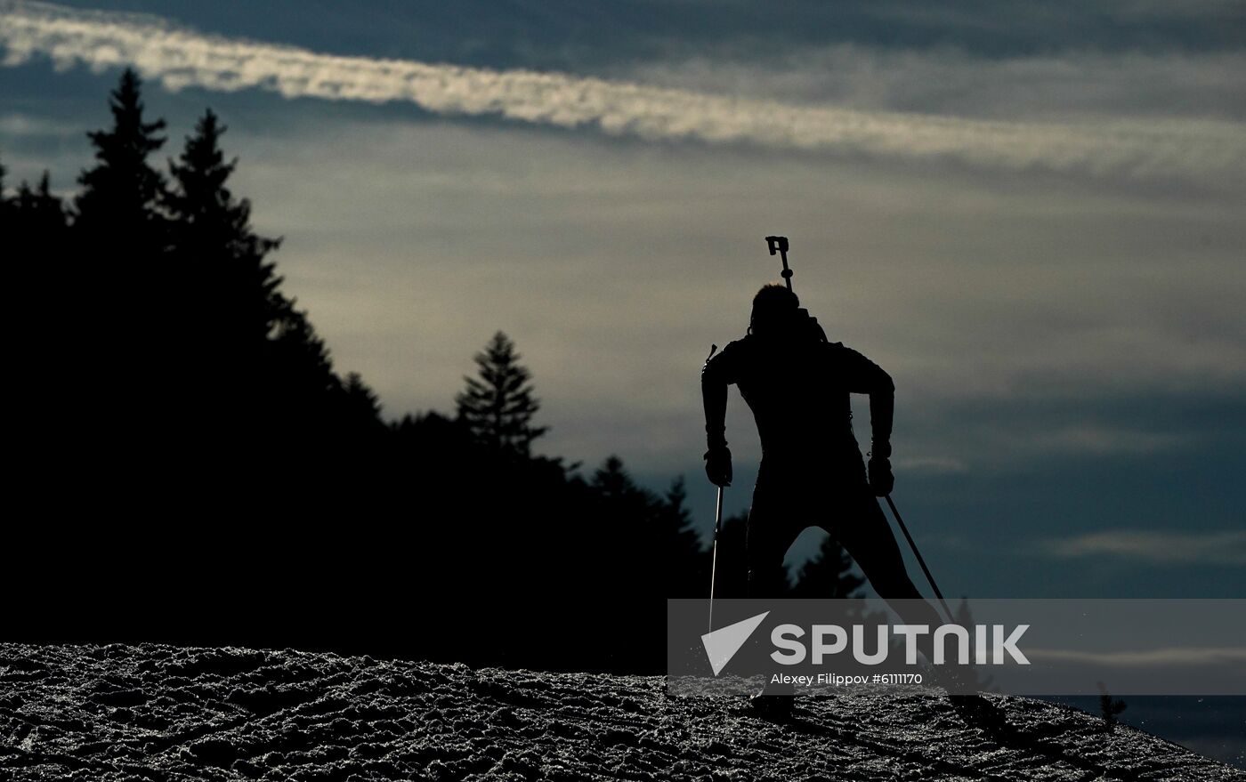 France Biathlon World Cup Men Sprint