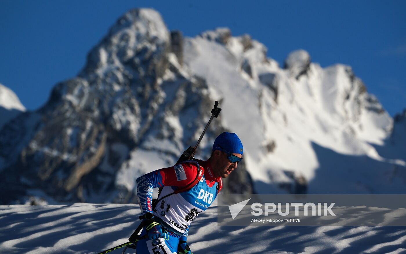France Biathlon World Cup Men Sprint