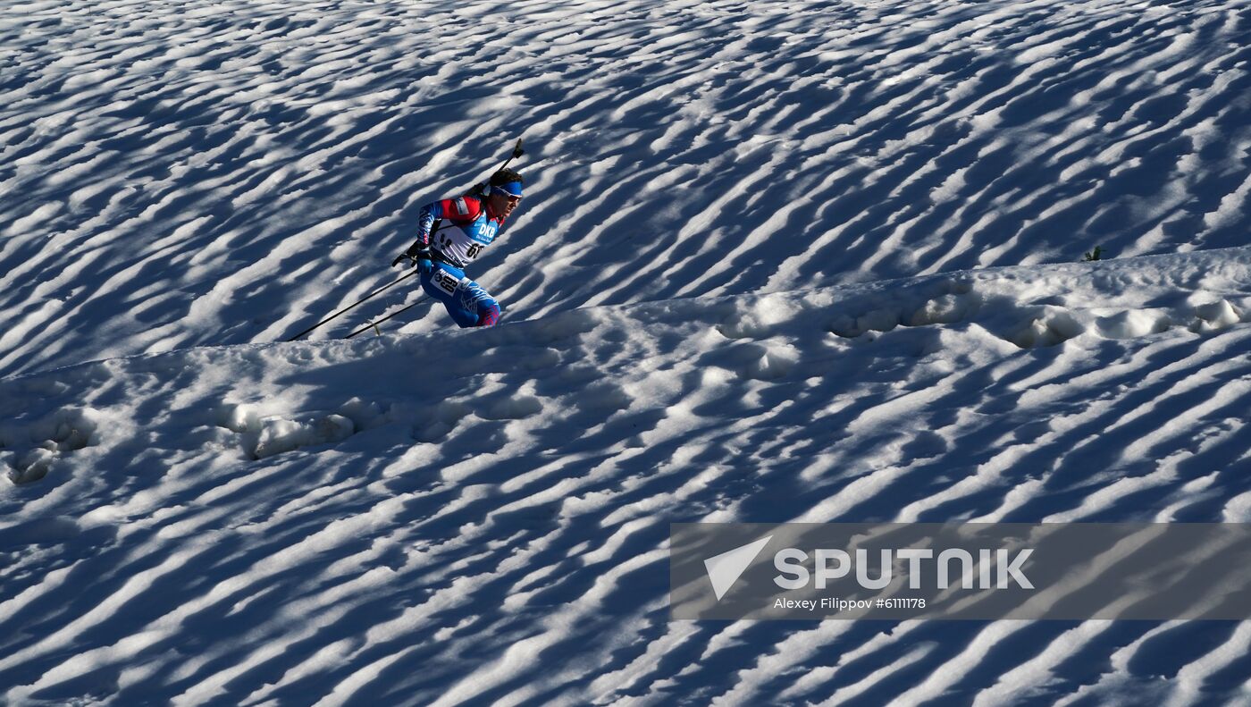 France Biathlon World Cup Men Sprint