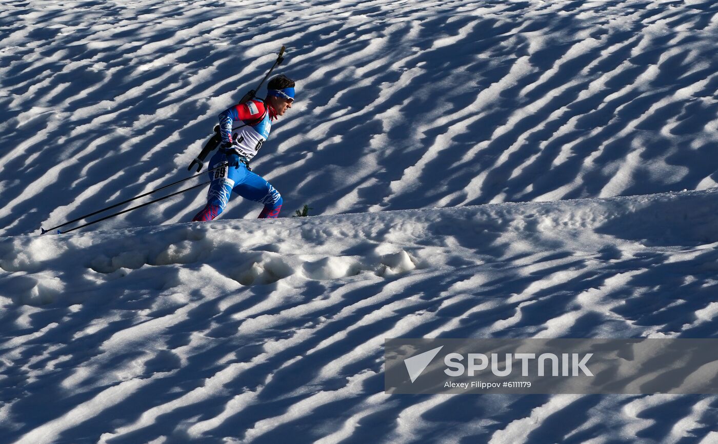 France Biathlon World Cup Men Sprint