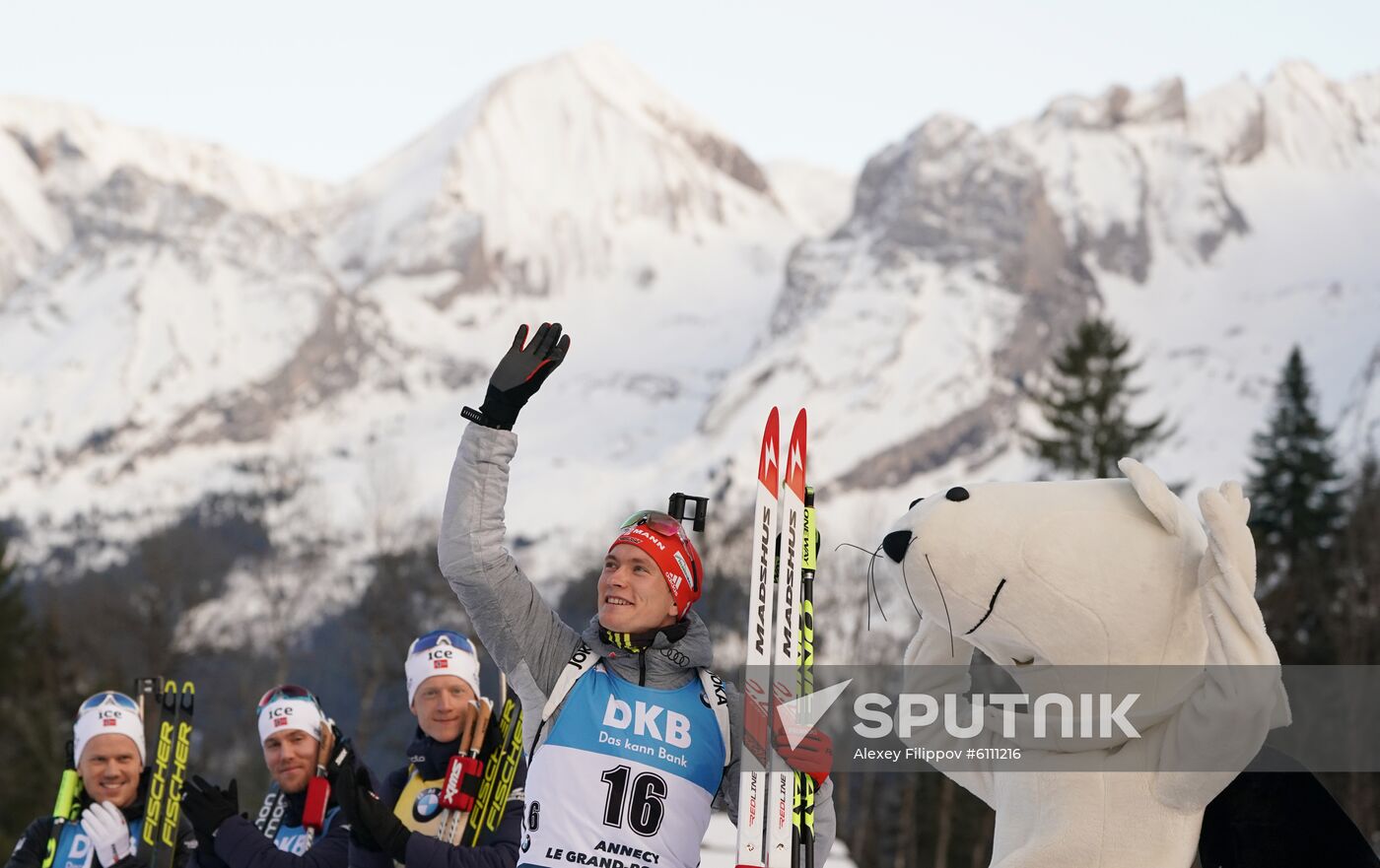 France Biathlon World Cup Men Sprint