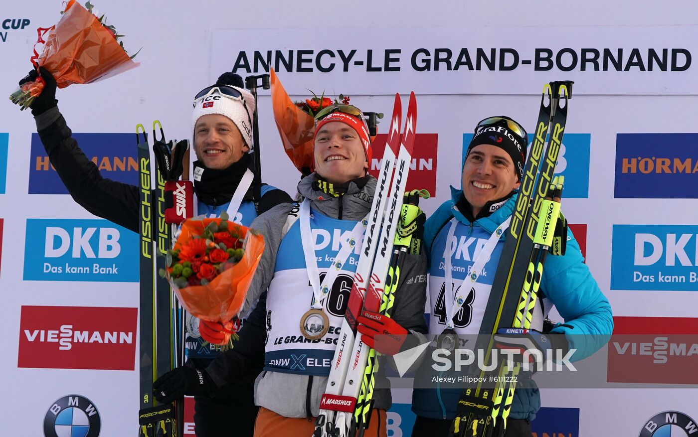 France Biathlon World Cup Men Sprint