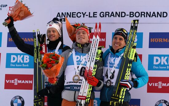 France Biathlon World Cup Men Sprint
