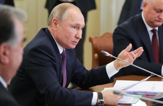 Russia CIS Heads