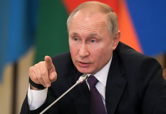 Russia CIS Heads