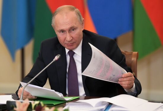 Russia CIS Heads