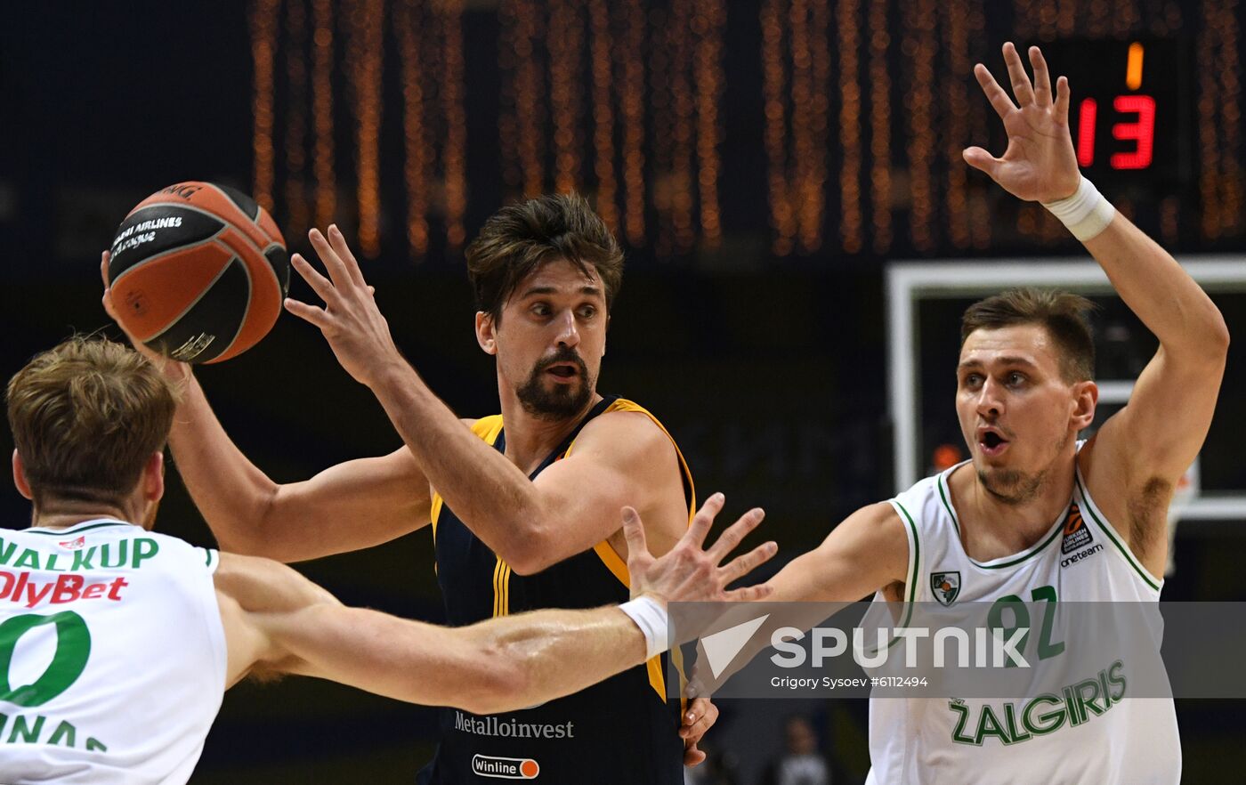 Russia Basketball Euroleague Khimki - Zalgiris