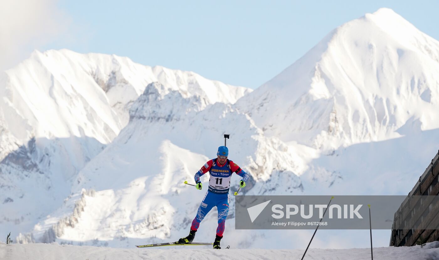 France Biathlon World Cup Men Pursuit