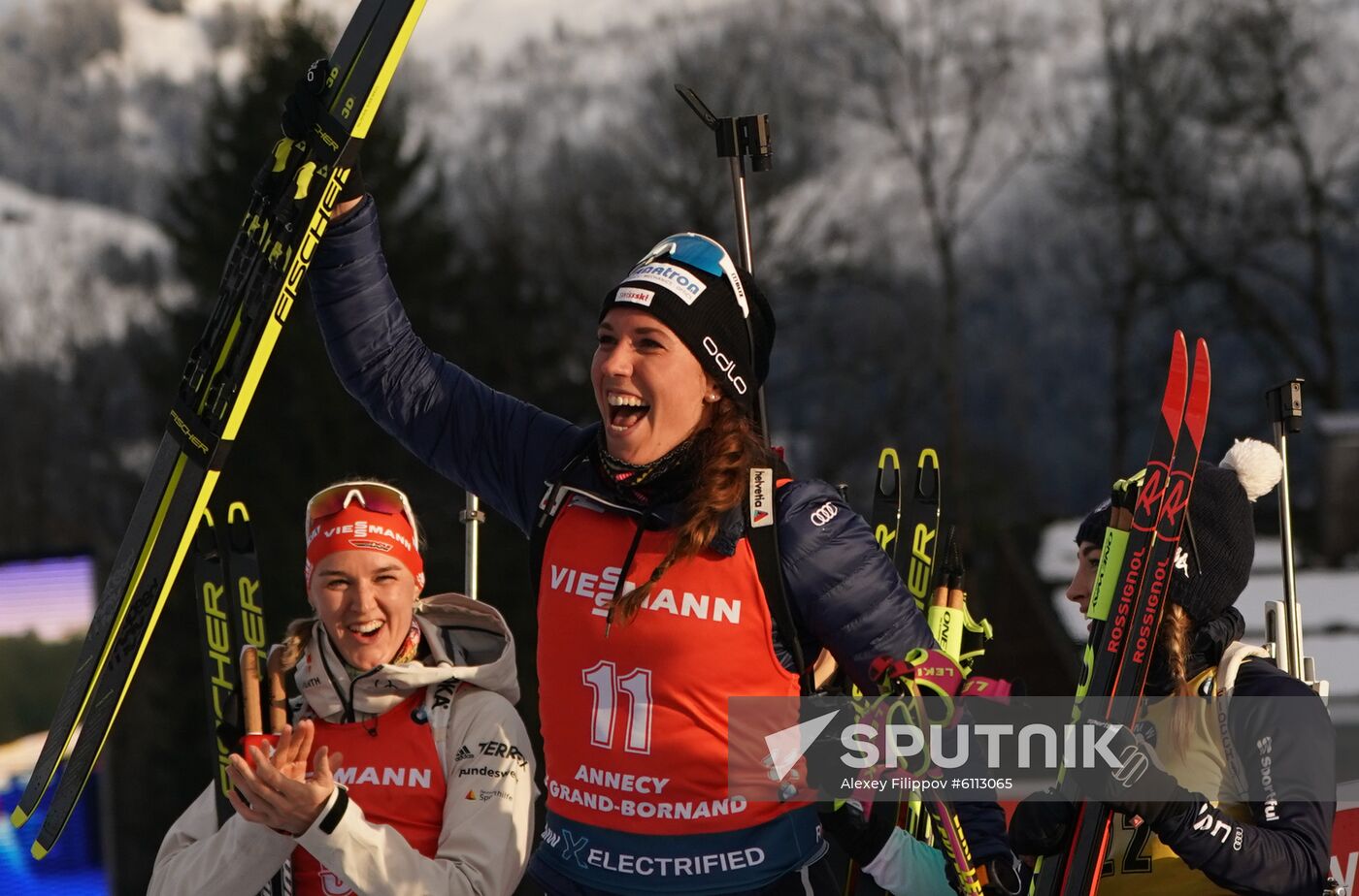 France Biathlon World Cup Women Pursuit