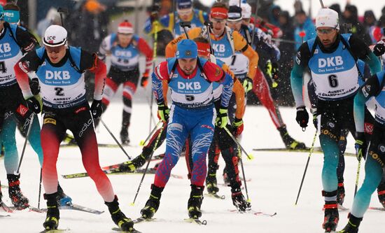France Biathlon World Cup Men Mass Start