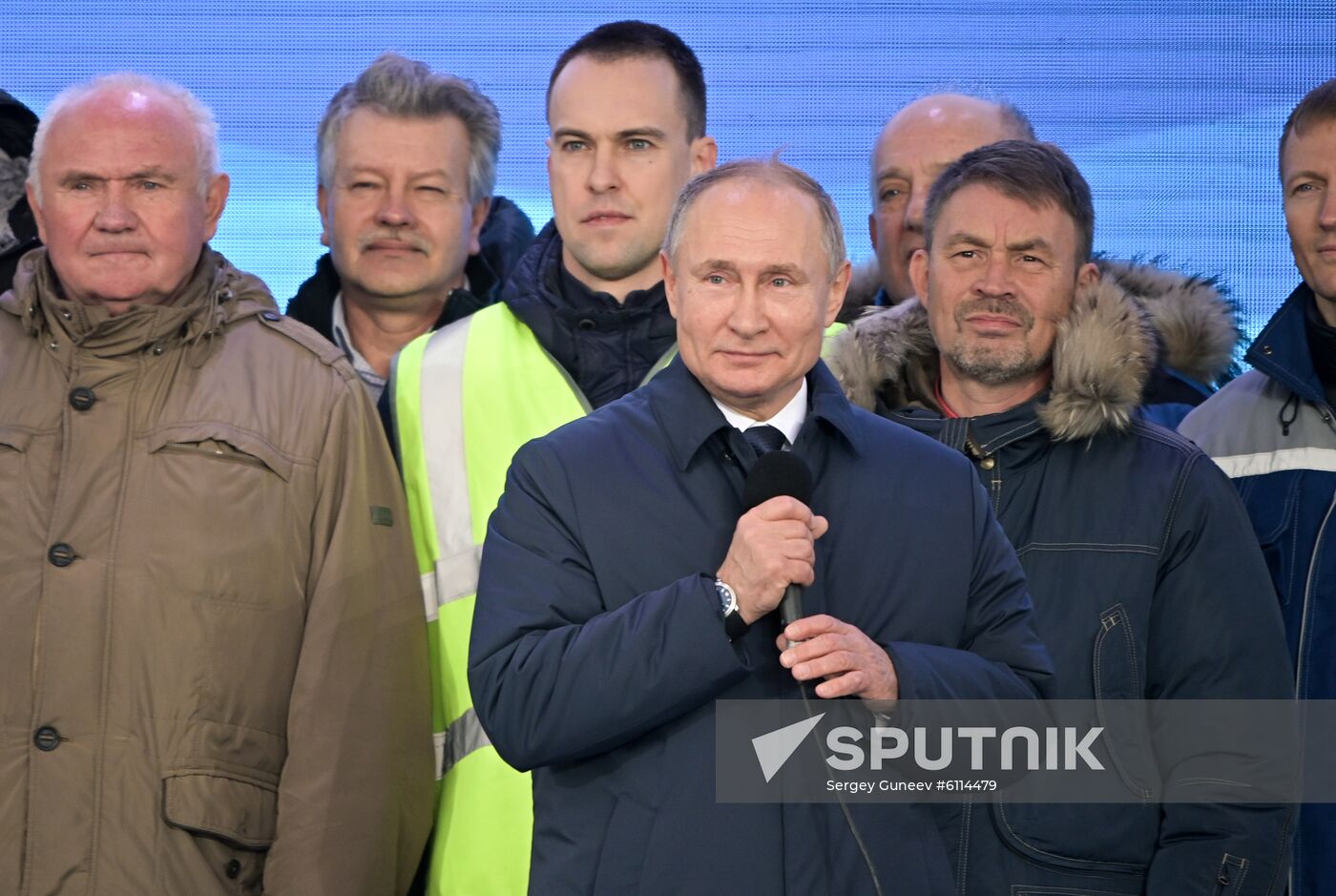 Russia Putin Crimea Railway Bridge