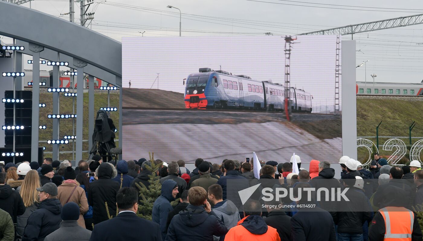 Russia Putin Crimea Railway Bridge