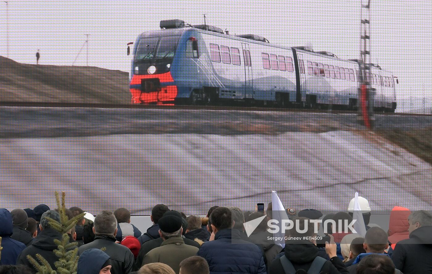 Russia Putin Crimea Railway Bridge 