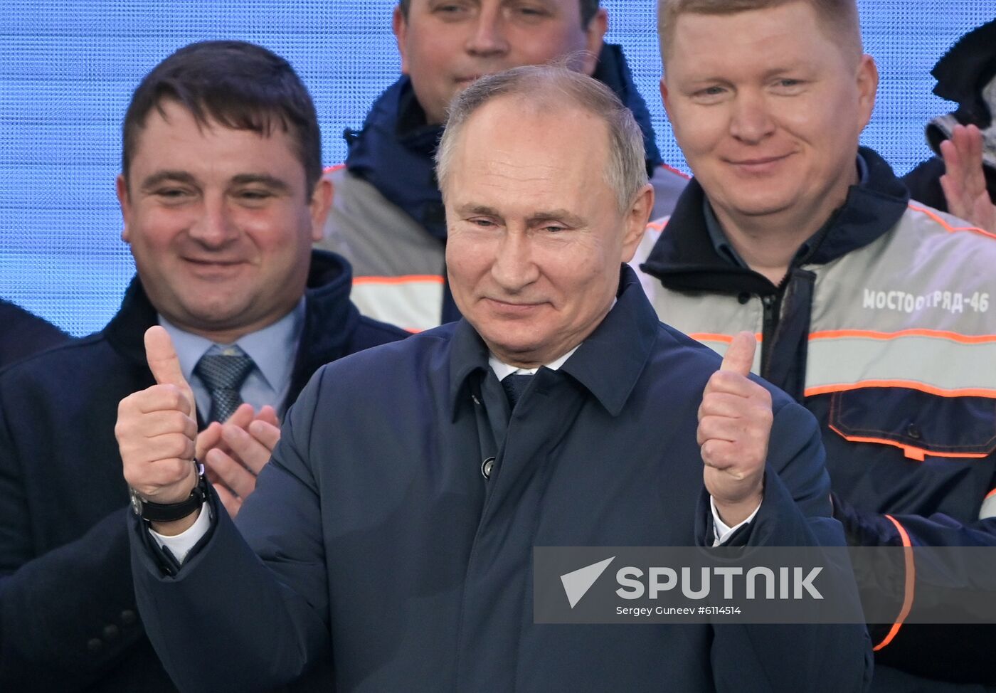 Russia Putin Crimea Railway Bridge