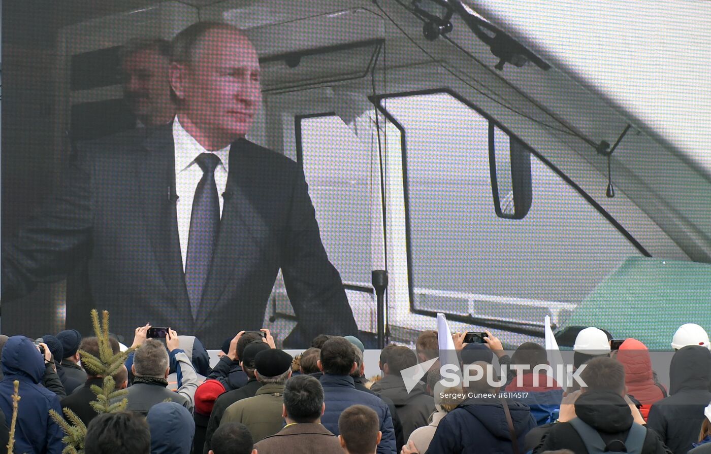 Russia Putin Crimea Railway Bridge