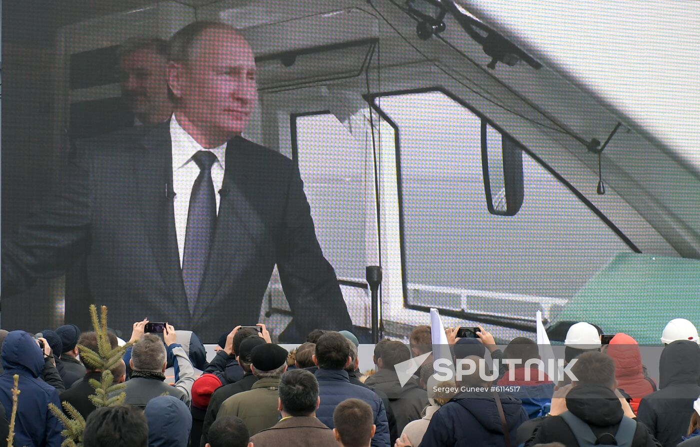 Russia Putin Crimea Railway Bridge 