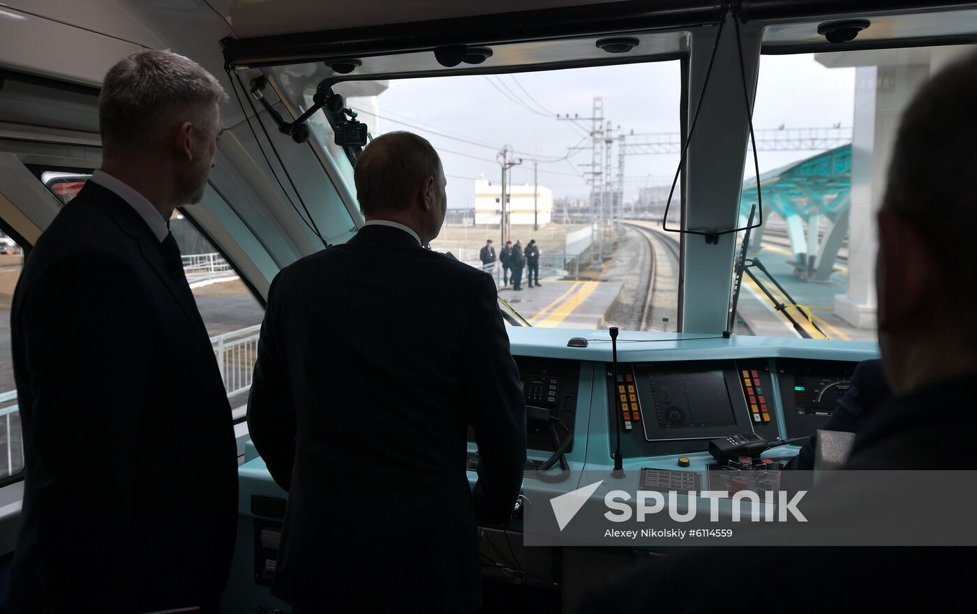 Russia Putin Crimea Railway Bridge