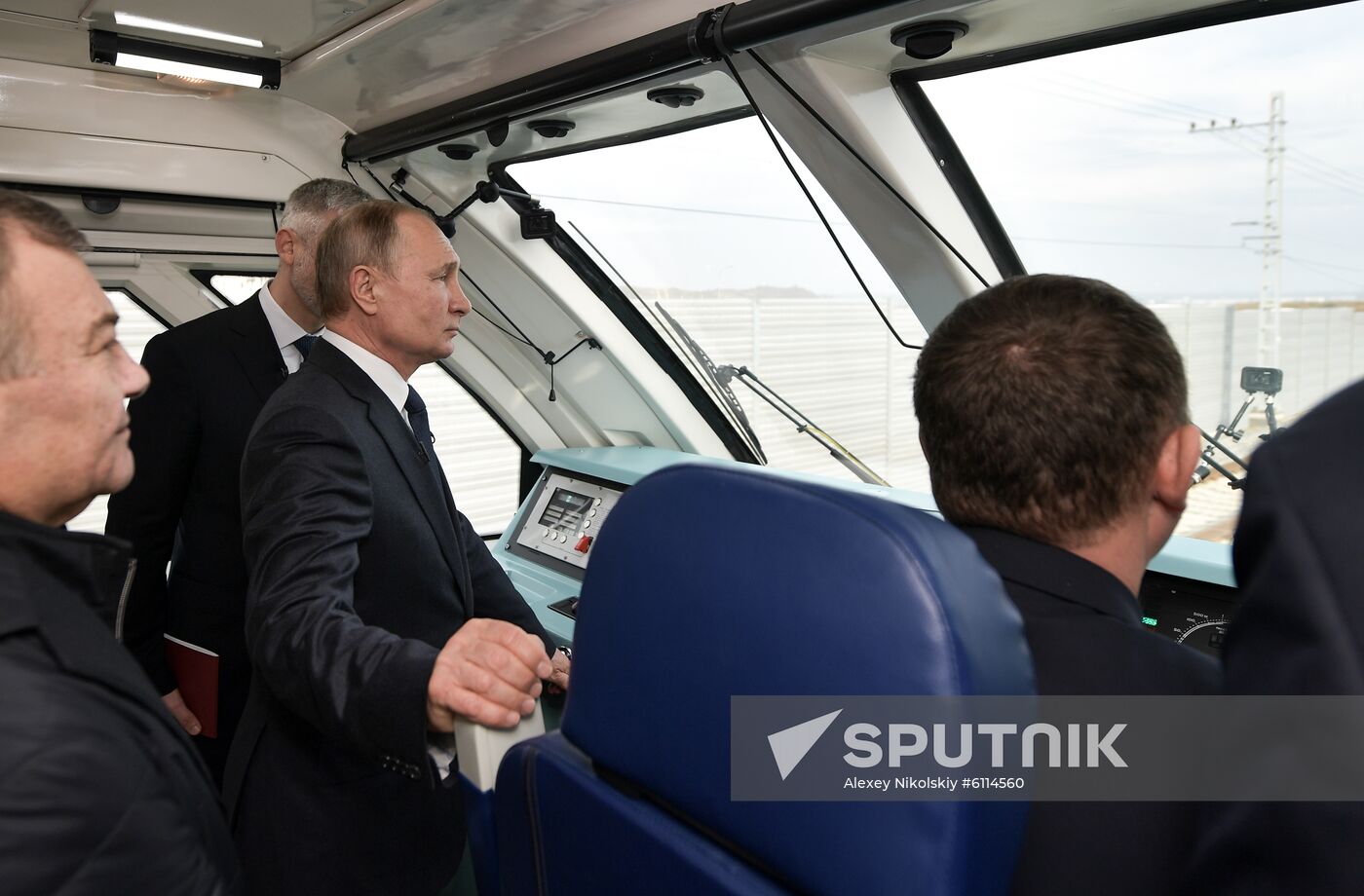 Russia Putin Crimea Railway Bridge