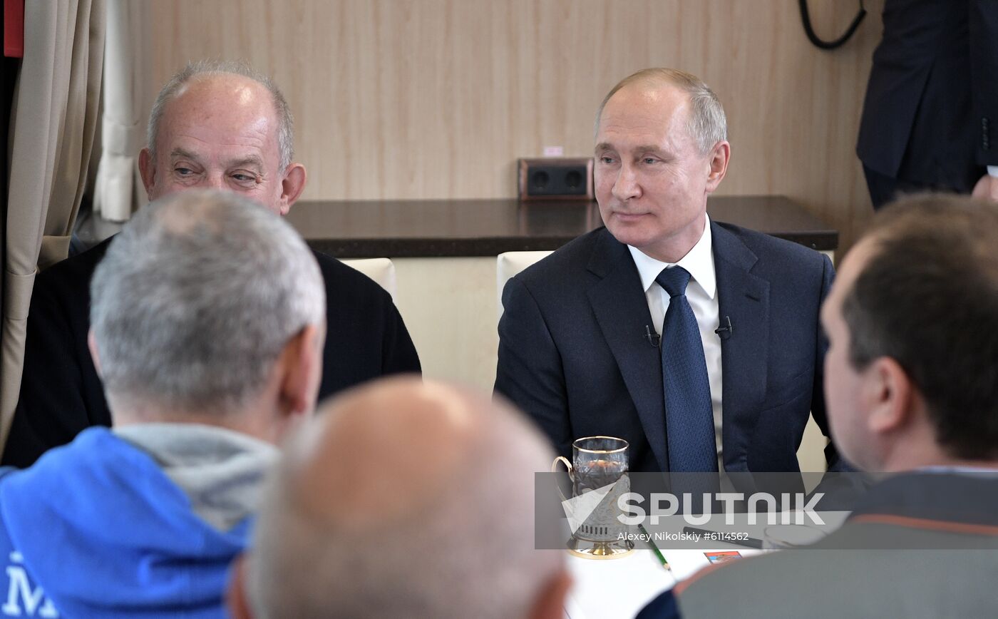 Russia Putin Crimea Railway Bridge