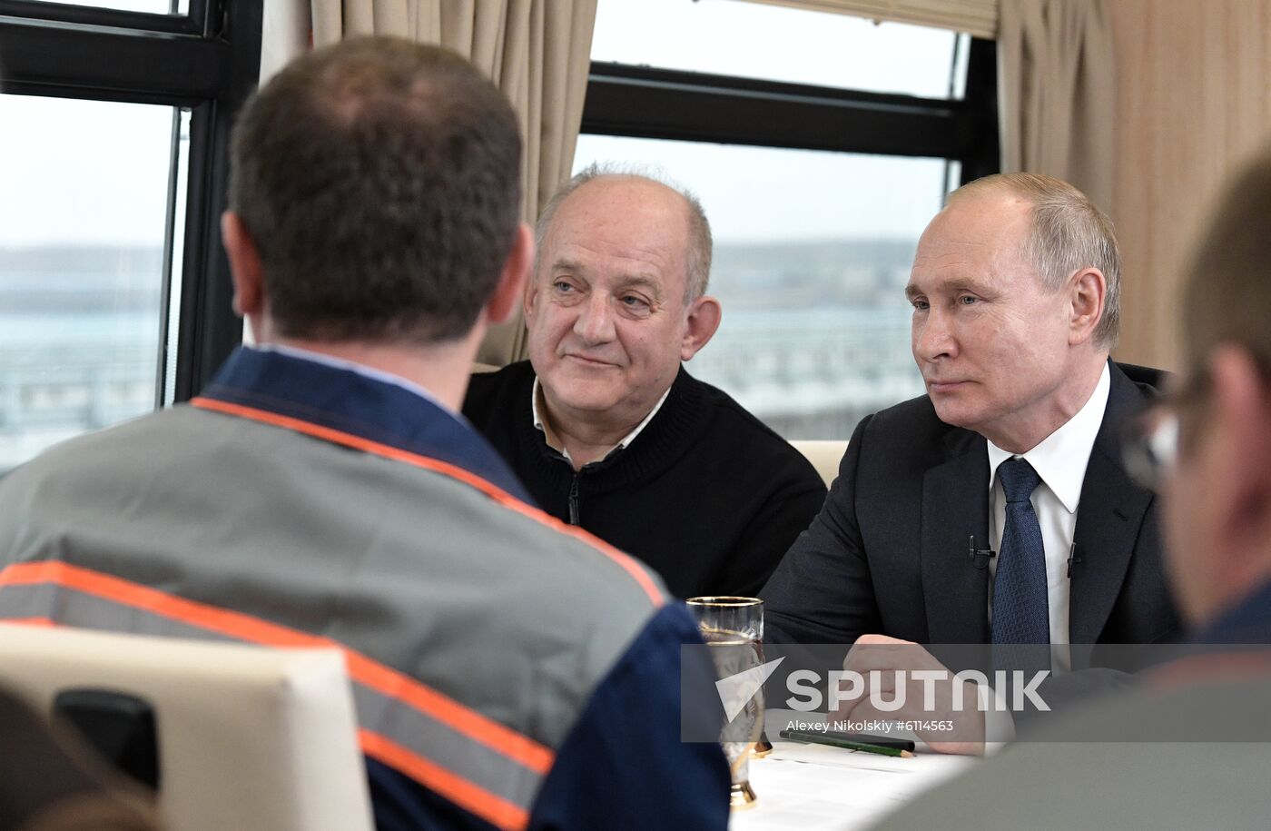 Russia Putin Crimea Railway Bridge