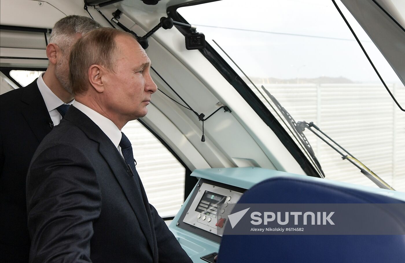 Russia Putin Crimea Railway Bridge