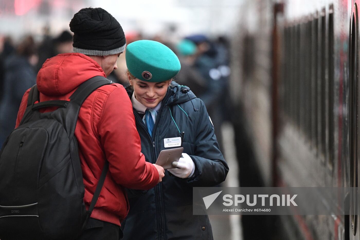 Russia Train To Crimea 