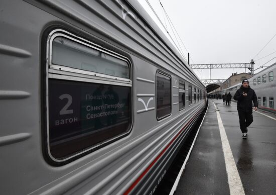 Russia Train To Crimea 