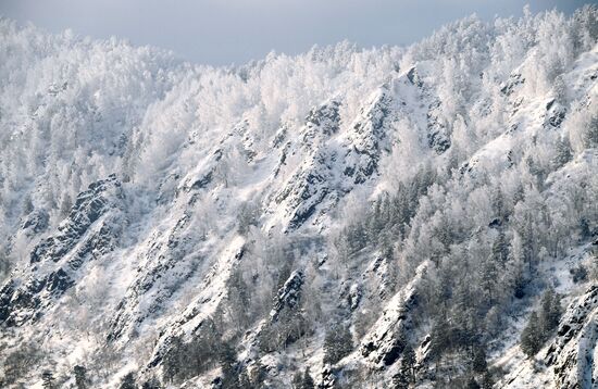 Winter in Krasnoyarsk Territory