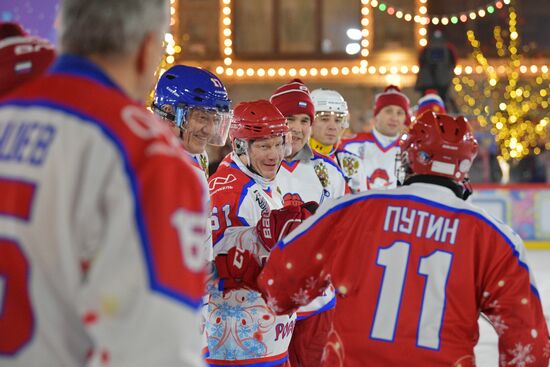 Russia Putin Ice Hockey