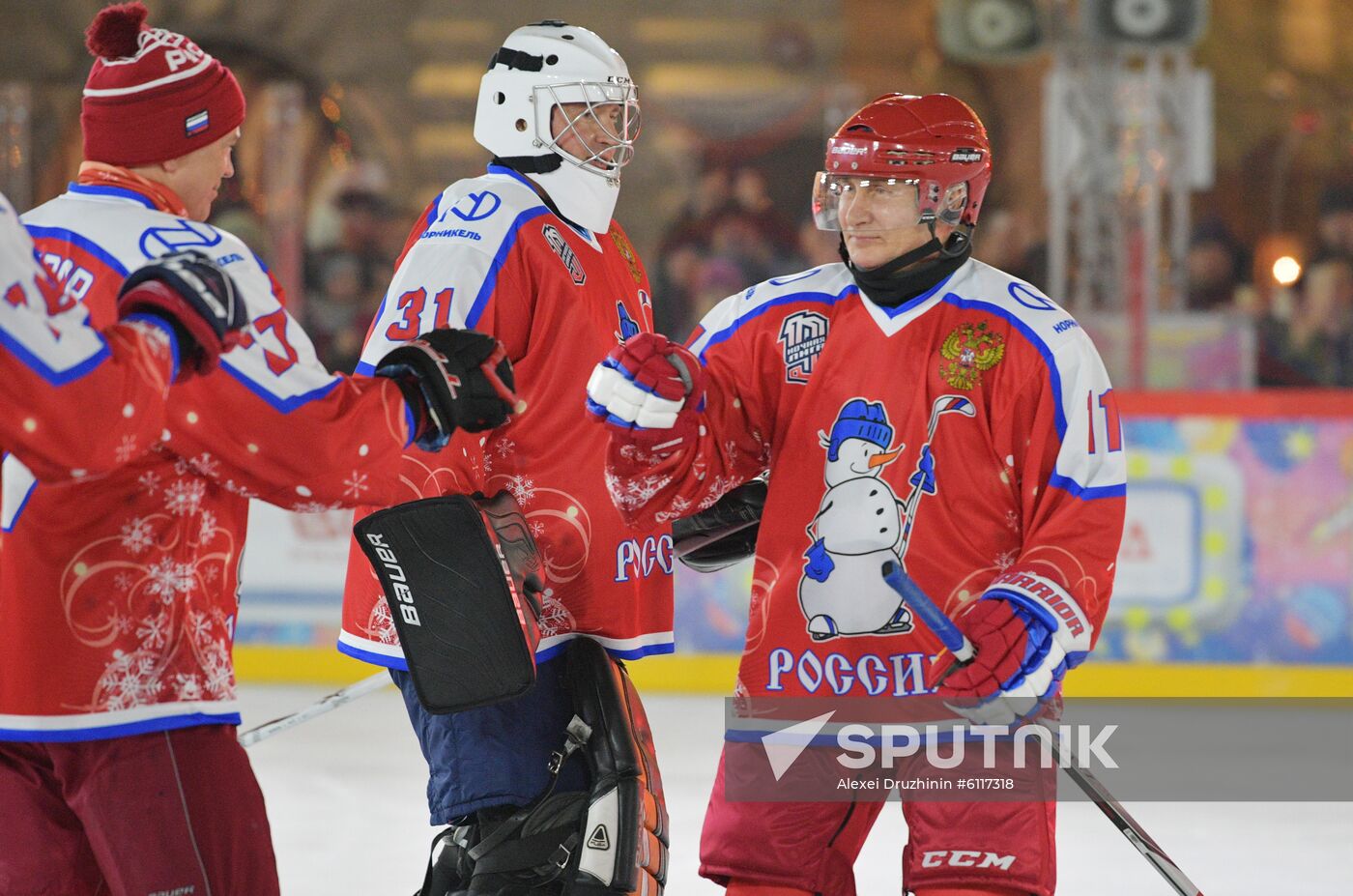 Russia Putin Ice Hockey