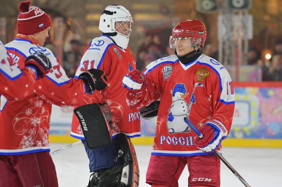 Russia Putin Ice Hockey