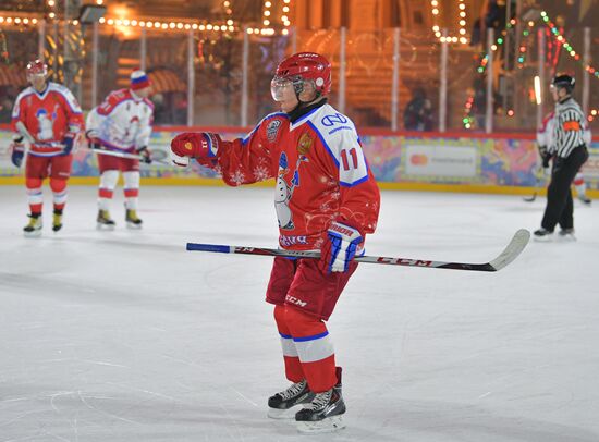 Russia Putin Ice Hockey