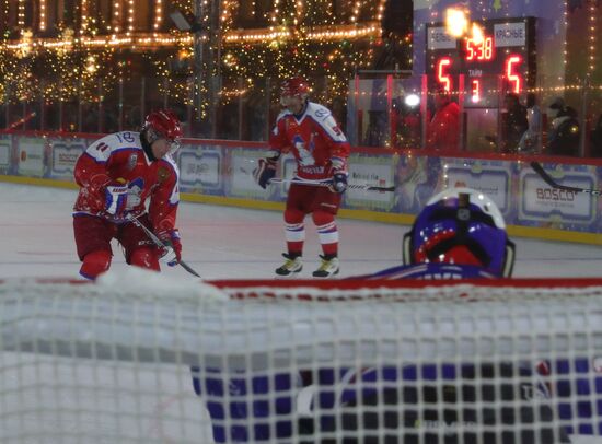 Russia Putin Ice Hockey