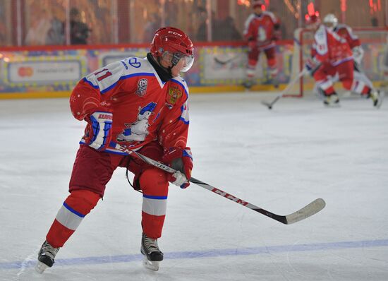 Russia Putin Ice Hockey