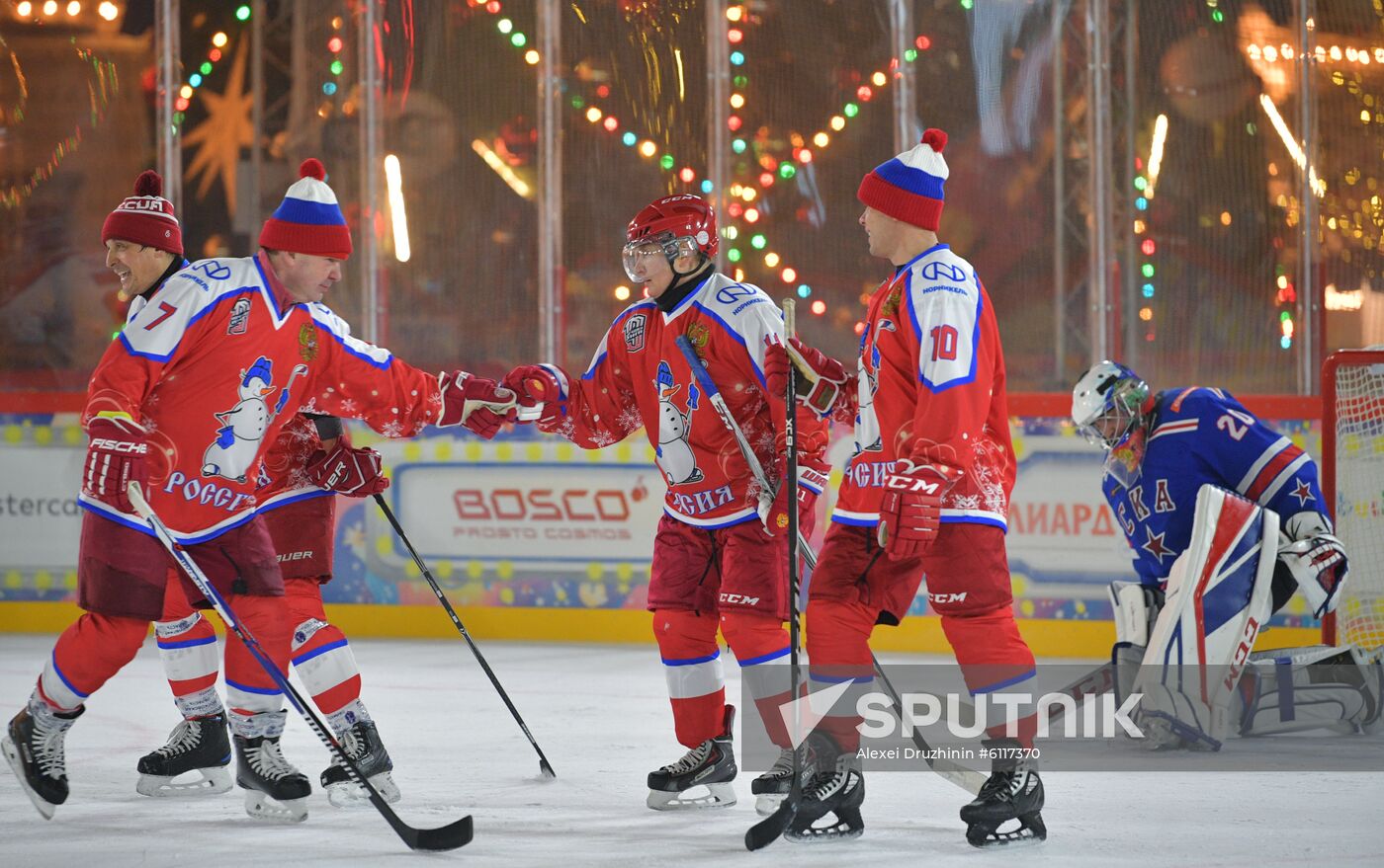 Russia Putin Ice Hockey
