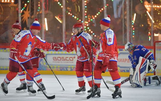 Russia Putin Ice Hockey