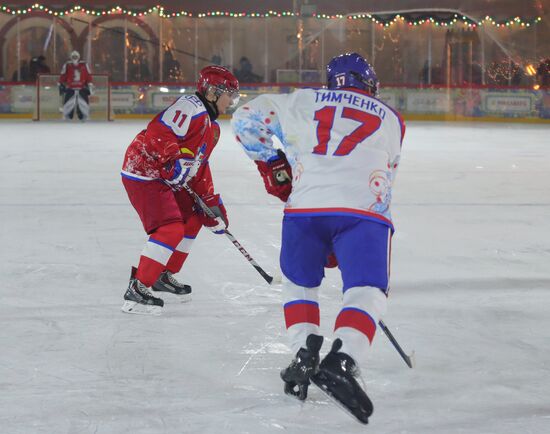Russia Putin Ice Hockey