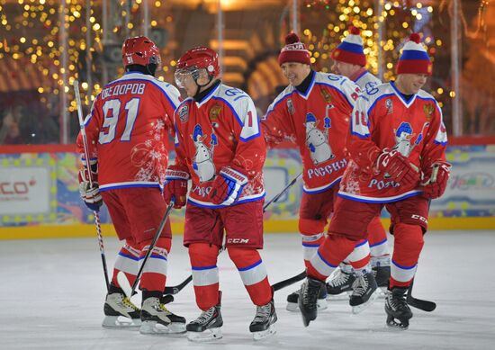 Russia Putin Ice Hockey