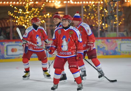 Russia Putin Ice Hockey