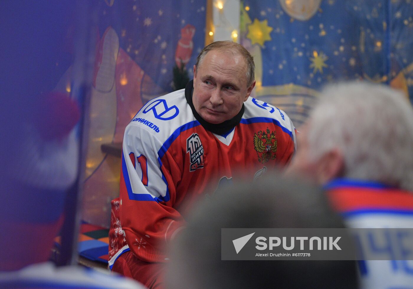 Russia Putin Ice Hockey