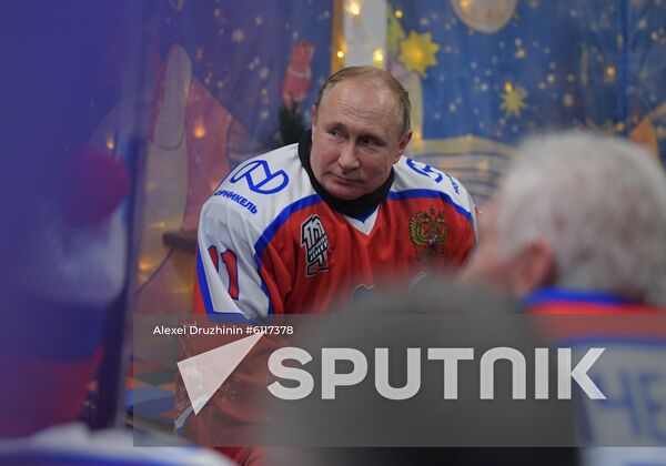 Russia Putin Ice Hockey