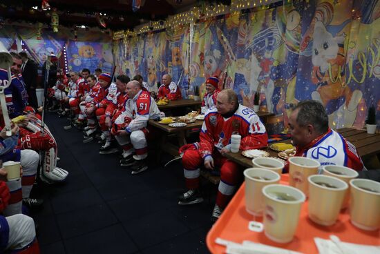 Russia Putin Ice Hockey