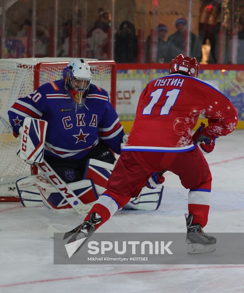 Russia Putin Ice Hockey