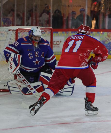 Russia Putin Ice Hockey