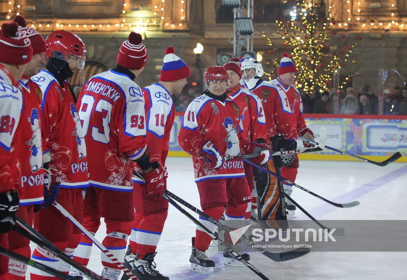 Russia Putin Ice Hockey