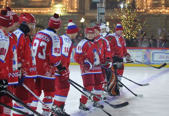 Russia Putin Ice Hockey