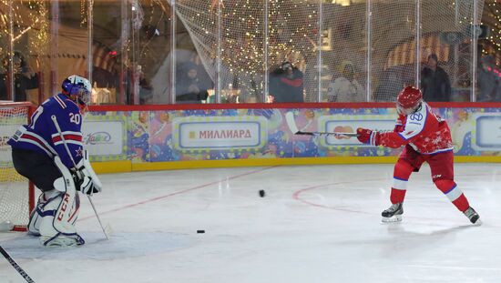 Russia Putin Ice Hockey